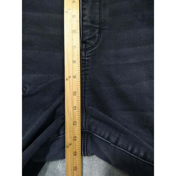 American Eagle Jeans Womens 14 Black Next Level Stretch Curvy Hi Rise Jegging - Picture 4 of 10